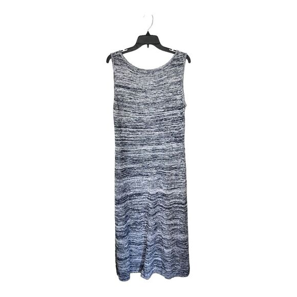 NWOT Max Mara | Biglia Marled Gray Tank Long Maxi Dress XL - Picture 3 of 6